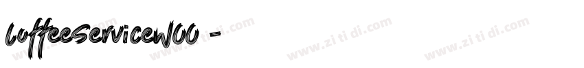 CoffeeServiceW00 字体转换